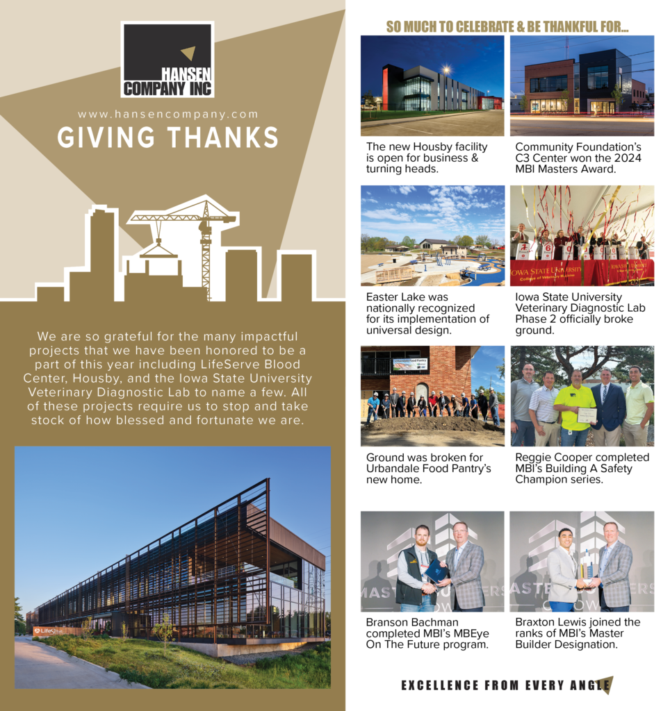 Hansen Co. 2024 Giving Thanks Post Card Online